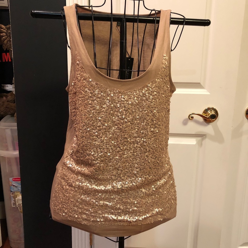 NWT Talbots sequined tank top